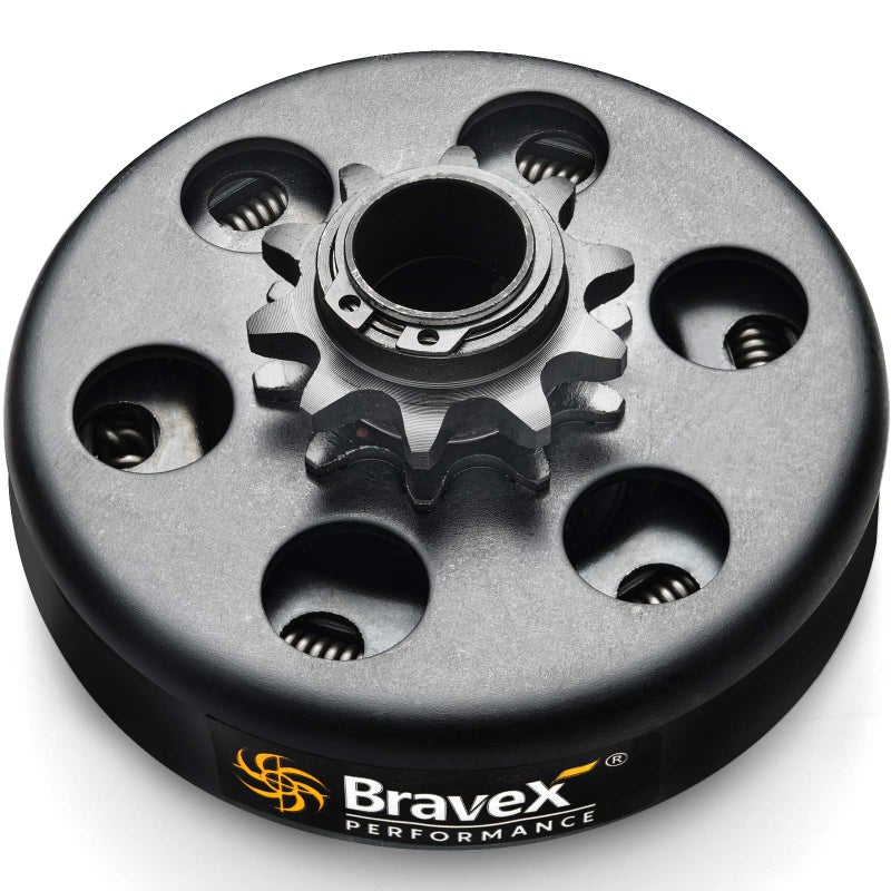 Bravex Centrifugal Clutch, Go Kart Clutch 3/4"" Bore 10 Tooth For #40/41/420 Chain Fun Kart Mini Bike Upgrade - Image 1
